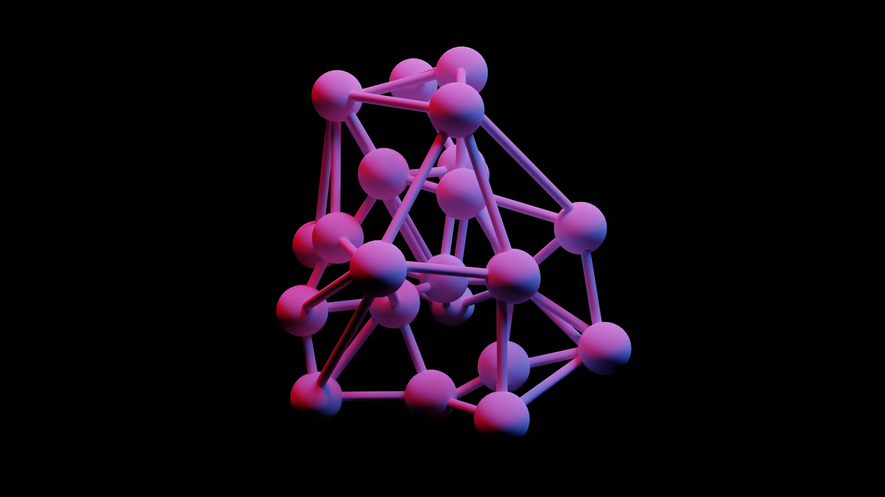 Abstract molecules connected together